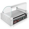 Olde Midway Electric Hot Dog Roller Grill Machine with Glass Cover, Commercial Grade - 2 of 4