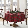 Elrene Stowe Tartan Holiday Plaid Tablecloth - Elrene Home Fashions - 2 of 2