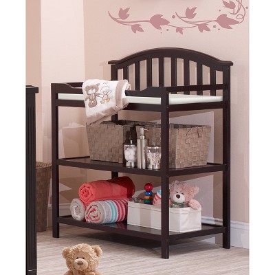 sorelle berkley changing table in espresso