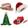 12 Assorted Funny Christmas Hats Santa Elf Hat Christmas Photo Booth Props Costume Hats - 4 of 4