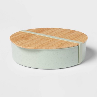 Salad Bento with Bamboo Lid Wise Green - Threshold™