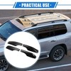 Unique Bargains Car Roof Rack Side Rails End Cover Cap for Toyota Land Cruiser LC200 J200 2008-2021 Plastic Black 4pcs - 2 of 4