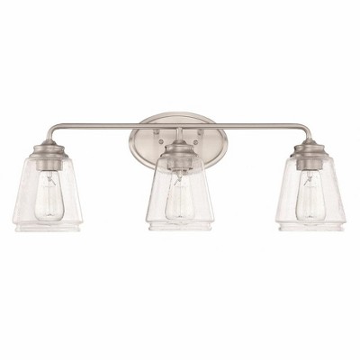 Millennium Lighting 3 - Light Vanity in  Brushed Nickel