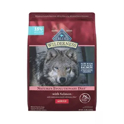 Blue Buffalo Wilderness Adult Dry Dog Food with Salmon Flavor - 13lbs