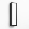 LamQee 26.3 inch Rectangle Outdoor Wall Light Integrated LED Black Modern Exterior Lighting Fixtures Wall Mount Sconce with Acrylic Shade - 3 of 4