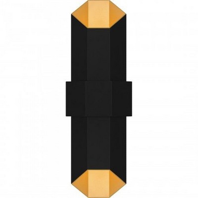 Quoizel Lighting Chasm 1 - Light Sconce in  Matte Black Gold