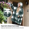 Catalonia Oversized Wearable Blanket Hoodied Sweatshirt for Woman Men, Cozy Fleece Faux Shearling Pullover, Warm Gift Wife, One Size Fits All - 2 of 4