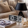 REGALWOVEN Digital Corded Electric Plastic Adjustable Brightness Alarm Clock 6.1"L x 0.9"W x 2.5"H 1 Pc - 2 of 4