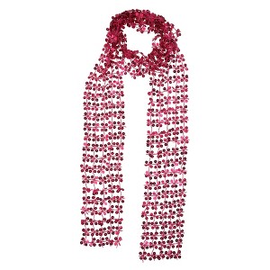 Unique Bargains Sequined Cut-Out Scarf 1 Pc - 1 of 4
