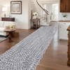 Nasitip Traditional Farmhouse Braided Pattern Area Rug Non-Slip Washable for Living Room，Bedroom，Entryway - 4 of 4
