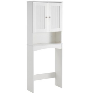 VYNXARIA Home Bathroom Shelf Over-The-Toilet, Bathroom SpaceSaver, Bathroom Storage Cabinet Organizer,White - 1 of 4