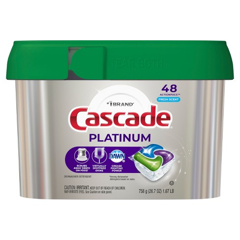 Cascade Complete ActionPacs, Dishwasher Detergent, Fresh Scent - 18 ct