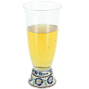 Blue Rose Polish Pottery P002 Manufaktura Beer Glass - 1 of 1
