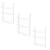 Over the Door Organizer - Hanging Wall Rack for Closet, Bathroom, or Kitchen Organization and Storage - Metal Pantry Shelves by Home-Complete (White) - image 2 of 4