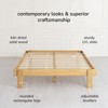 MH London Parson 14" Minimal Modern Queen Solid Wood Platform Bed - 4 of 4