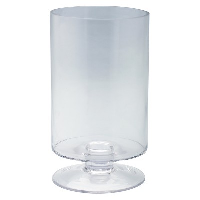  Clear Glass Candleholder - Diamond Star 