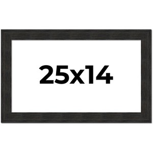 PosterPalooza | Contemporary Black Picture Frame - UV Acrylic, Backing Board, Hanging Hardware Included - 1 of 4