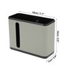 Unique Bargains Car Trash Can Hanging Front Rear Seats 1 Pc - 4 of 4