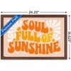 Trends International Hey Happy - Soul Full Of Sunshine Framed Wall Poster Prints - 3 of 4