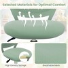 Resenkos Task Chair,Office Chair Desk Chair,Ergonomic Children Study Chair with Adjustable Height-Green - 3 of 4