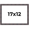 PosterPalooza | Slim Profile Brown Picture Frame - UV Acrylic, Backing Board, Hanging Hardware Included - 2 of 4