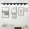 DOMETOUR Modern Black LED Vanity Light, 8-Lights Wall Sconce for Bathroom and Mirror, Sleek Minimalist Design, Energy-Efficient, Easy to Install - 2 of 4