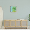 Stupell Industries Tropical Pineapple on Blue Floating Frame Canvas Art - 3 of 4