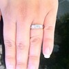 Pompeii3 1ct Three Stone Diamond Ring 14K White Gold - 4 of 4