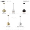 Livex Lighting Piedmont 1 - Light Pendant in  Antique Brass - 4 of 4