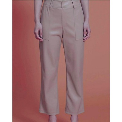Women's Jennifer Faux Leather Pants - LUCY PARIS