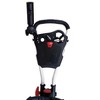 Qwik-Fold Golf Push Cart 3 Wheel w/ 360 Rotating Front Wheel, Lightweight Folding Golf Pull Cart w/ Brake, Free Umbrella Holder - 3 of 4