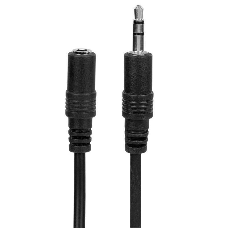 Monoprice Stereo Extension Cable - 6 Feet - Black | 3.5mm Plug/Jack Male/Female, 5 of 7