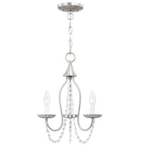Livex Lighting Alessia 3 - Light Chandelier in  Brushed Nickel - 1 of 4
