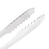 Unique Bargains Stainless Steel Mirror Finishing Versatile Mini Ice Tong Silver Tone 1 Pc - 2 of 3