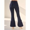 VENUS Womens Ruffle Slit Hem Jeans - 3 of 4