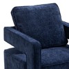 CAVINAS Modern Swivel Accent Chair,360° Rotating Armchair with Oversized Cushion for Bedroom,Living Room,Office - 4 of 4