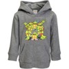 Teenage Mutant Ninja Turtles TMNT Leonardo Michelangelo Donatello Raphael Fleece Pullover Hoodie Toddler to Big Kid - 2 of 4