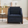Grungis Chenille Upholstered Accent Chair with Cushioned Seat,28.94"W Arm Chairs with Backrest,Leisure Chair for Bedroom,Reading Room - 2 of 4