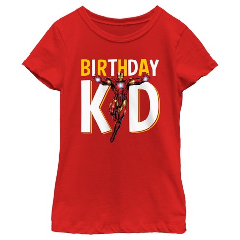 iron man birthday shirt