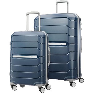 Samsonite Freeform Hardside Expandable Spinner Luggage 2PC Set (21/28-Carry-on/Large) Navy - 1 of 4