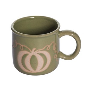 Transpac 22.5oz Ceramic Mug with Debossed Pumpkin Fall Harvest Drinkware for Cozy Moments and Gift Giving - 1 of 1