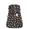 Hudson Baby Infant Boys Long-Sleeve Fleece Sleeping Bag, Happy Planets - 2 of 2