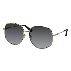 Salvatore Ferragamo SF 277S 733 Womens Rectangle Sunglasses Gold 61mm - 1 of 3