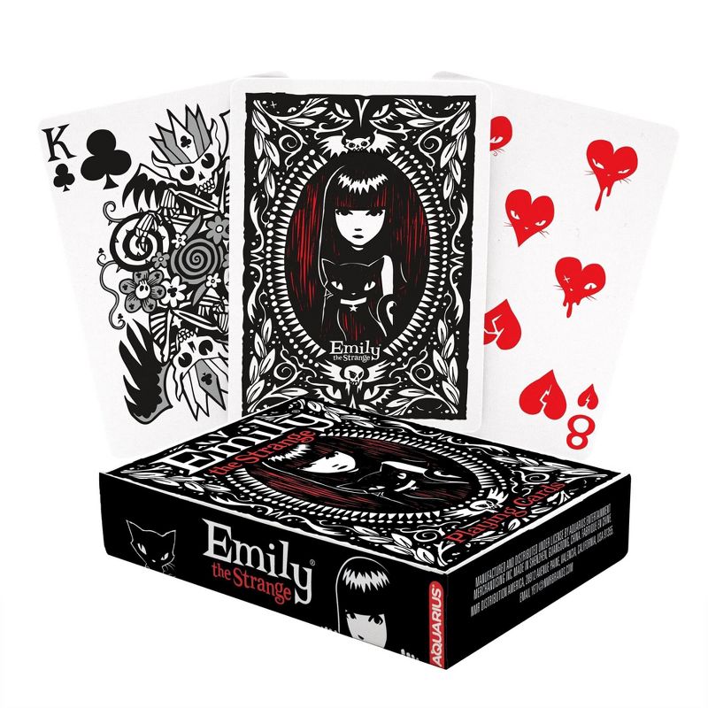 Aquarius Puzzles Emily The Strange Playing Cards, 1 of 7