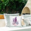 Stupell Industries Purple Amethyst Crystal Shapes Succulent Blossoms - 2 of 3