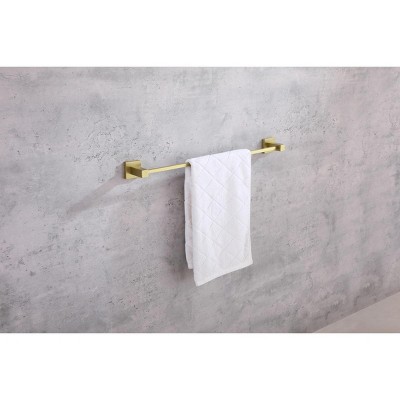 Brushed Gold Stainless Steel 4-Piece Bathroom Hardware Set