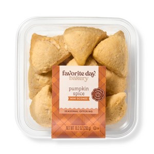 Pumpkin Spice Mini Scones - 10.25oz/12ct - Favorite Day™ - 1 of 3