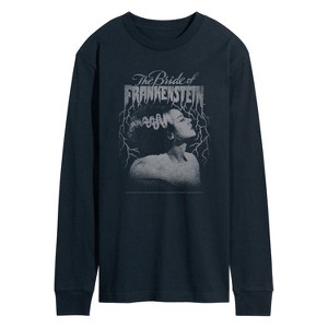Men's - Universal - Tonal Bride Of Frankenstein Long Sleeve Graphic T-Shirt - 1 of 3