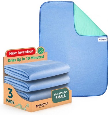 Improvia Washable Underpads, Heavy Absorbency Reusable Bedwetting ...