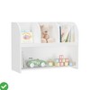 Bookshelf for Kids, 2-in-1 /3-Tier /4-TierChildren's Bookshelf Kid's Book Display Toy Storage Cabinet Organizer Bookcase - 2 of 4